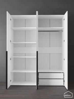 Шкаф Linnea MHR-4-2 2050х1600х510 (Белый-М 11.1.1) в Игриме - igrim.mebel24.online | фото 6