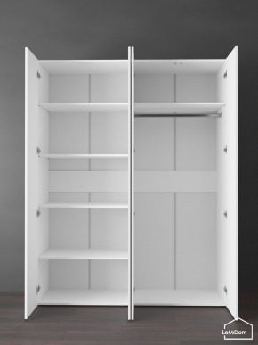 Шкаф Linnea MHR-4PO-1 2050х1600х510 (Белый-М 11.1.1) в Игриме - igrim.mebel24.online | фото 4