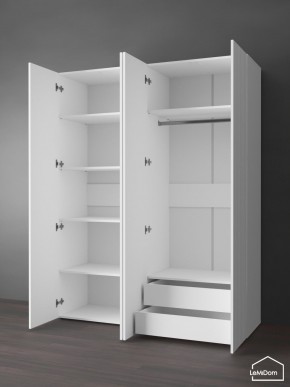 Шкаф Linnea MHR-4PO-2 2050х1600х510 (Белый-М 11.1.2) в Игриме - igrim.mebel24.online | фото 6