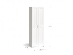 Шкаф МАКС двухдверный, цвет белый в Игриме - igrim.mebel24.online | фото 3