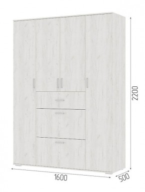 Шкаф Нельсон ШК-03 (Дуб Крафт белый/Дуб Крафт белый) в Игриме - igrim.mebel24.online | фото 5