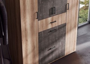 Шкаф Нельсон ШК-03 (Шкаф Дуб каньон/Железный камень) в Игриме - igrim.mebel24.online | фото 5