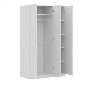 Шкаф ПЕГАС трехдверный с рамочным фасадом, цвет белый в Игриме - igrim.mebel24.online | фото 2