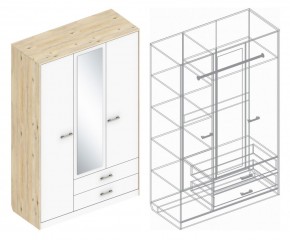 Шкаф "Милана" 3-х створчатый с 2 ящиками в Игриме - igrim.mebel24.online | фото 3