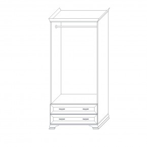 Шкаф распашной двухдверный Сиена в Игриме - igrim.mebel24.online | фото 12
