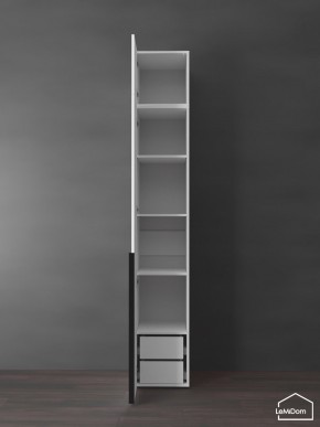 Шкаф с антресолью Linnea MHR-1A-4 2450х400х510 (Белый-М 11.1.1) в Игриме - igrim.mebel24.online | фото 6