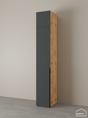 Шкаф с антресолью Linnea MHR-1A-4 2450х400х510 (ДВ-М 11.1.25) в Игриме - igrim.mebel24.online | фото