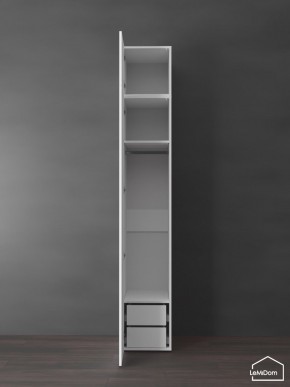 Шкаф с антресолью Linnea MHR-1POA-3 2450х400х510 (Белый-М 11.1.2) в Игриме - igrim.mebel24.online | фото 5