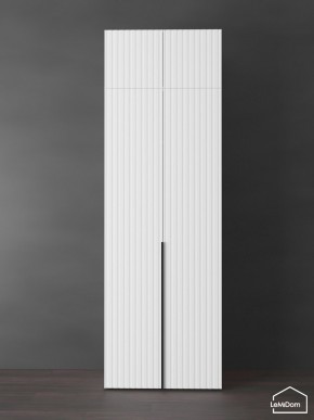 Шкаф с антресолью Linnea MHR-2A-1 2450х800х510 (Белый-М 11.1.1) в Игриме - igrim.mebel24.online | фото 4