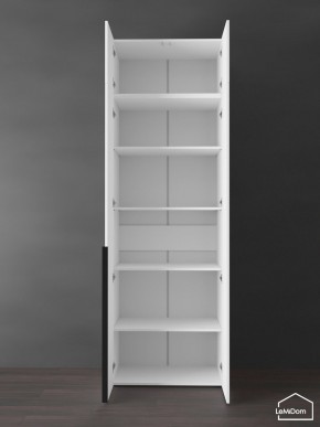 Шкаф с антресолью Linnea MHR-2A-2 2450х800х510 (Белый-М 11.1.1) в Игриме - igrim.mebel24.online | фото 4