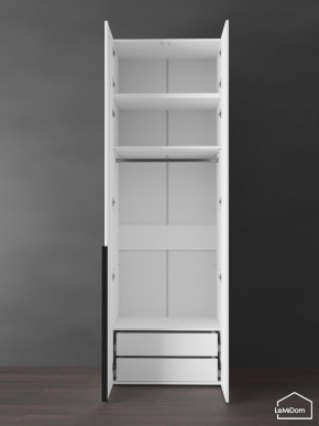 Шкаф с антресолью Linnea MHR-2A-3 2450х800х510 (Белый-М 11.1.1) в Игриме - igrim.mebel24.online | фото 6