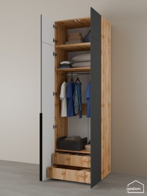 Шкаф с антресолью Linnea MHR-2A-3 2450х800х510 (ДВ-М 11.1.25) в Игриме - igrim.mebel24.online | фото 5