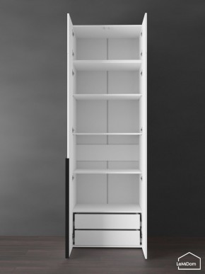 Шкаф с антресолью Linnea MHR-2A-4 2450х800х510 (Белый-М 11.1.2) в Игриме - igrim.mebel24.online | фото 6
