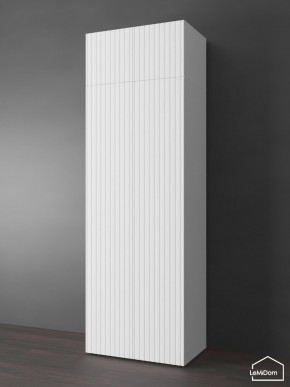 Шкаф с антресолью Linnea MHR-2POA-1 2450х800х510 (Белый-М 11.1.1) в Игриме - igrim.mebel24.online | фото