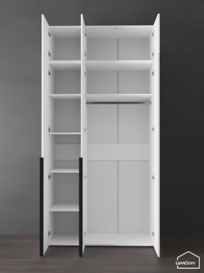 Шкаф с антресолью Linnea MHR-3A-1 2450х1200х510 (Белый-М 11.1.1) в Игриме - igrim.mebel24.online | фото 5