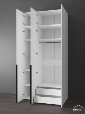 Шкаф с антресолью Linnea MHR-3A-2 2450х1200х510 (Белый-М 11.1.1) в Игриме - igrim.mebel24.online | фото 5