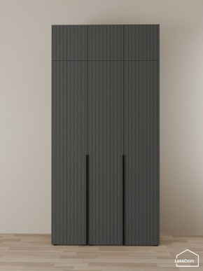 Шкаф с антресолью Linnea MHR-3A-2 2450х1200х510 (Графит-М 11.1.25) в Игриме - igrim.mebel24.online | фото 1