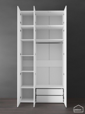 Шкаф с антресолью Linnea MHR-3POA-2 2450х1200х510 (Белый-М 11.1.1) в Игриме - igrim.mebel24.online | фото 6