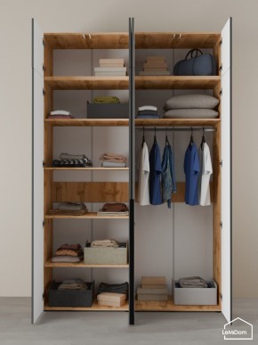 Шкаф с антресолью Linnea MHR-4A-1 2450х1600х510 (ДВ-М 11.1.25) в Игриме - igrim.mebel24.online | фото 4