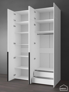 Шкаф с антресолью Linnea MHR-4A-2 2450х1600х510 (Белый-М 11.1.2) в Игриме - igrim.mebel24.online | фото 6