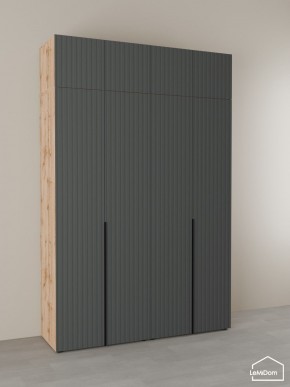 Шкаф с антресолью Linnea MHR-4A-2 2450х1600х510 (ДВ-М 11.1.25) в Игриме - igrim.mebel24.online | фото
