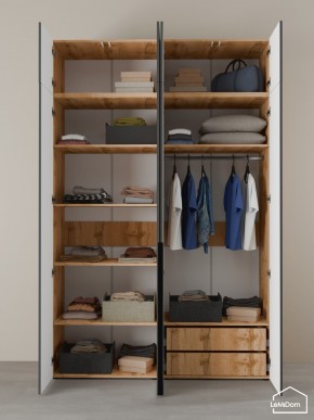 Шкаф с антресолью Linnea MHR-4A-2 2450х1600х510 (ДВ-М 11.1.25) в Игриме - igrim.mebel24.online | фото 5