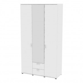 Шкаф с зеркалом Ольга H54_M (Белый) в Игриме - igrim.mebel24.online | фото