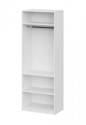 Шкаф ШК-5 + 2 полки (800) Белый текстурный в Игриме - igrim.mebel24.online | фото 3