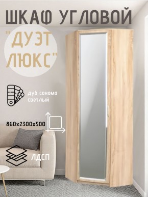 Шкаф угловой Дуэт Люкс с зеркалом в Игриме - igrim.mebel24.online | фото