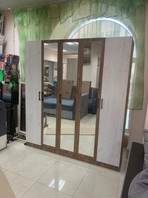 Шкаф Вегас 2000 Дуб крафт табачный/Дуб крафт белый в Игриме - igrim.mebel24.online | фото 3