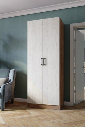 Шкаф Вегас 800 Дуб крафт табачный/Дуб крафт белый в Игриме - igrim.mebel24.online | фото 1