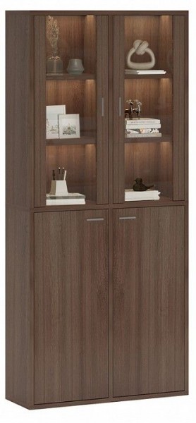 Шкаф-витрина Домино СУ(ш2в2)+2ФС+2ФГ в Игриме - igrim.mebel24.online | фото 2