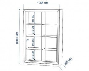 Шкаф-витрина Нобиле ШВтН ФСД-ФСД в Игриме - igrim.mebel24.online | фото 2