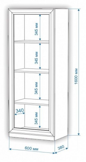 Шкаф-витрина Нобиле ВтН-ФСД в Игриме - igrim.mebel24.online | фото 2