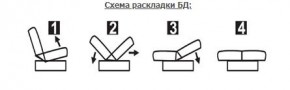 СОФИЯ ЛЮКС Диван БД (пруж.блок) в Игриме - igrim.mebel24.online | фото 6