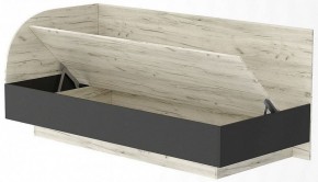 СОНАТА КРС- 900 Кровать (софа) с ПМ (дуб крафт белый/антрацит) в Игриме - igrim.mebel24.online | фото 2