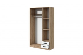 Спальный гарнитур Эконом (модульный) Дуб крафт золотой/Белый текстурный в Игриме - igrim.mebel24.online | фото 3