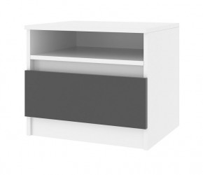 Спальный гарнитур Парус (Белый/Графит) 1400 (Вариант-1) в Игриме - igrim.mebel24.online | фото 3