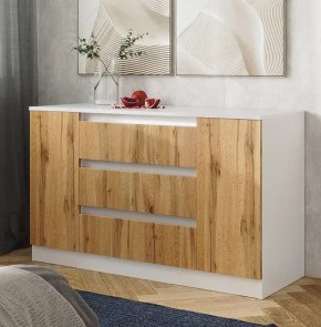 Спальный гарнитур Парус (Белый/Вотан) 1400 (Вариант-1) в Игриме - igrim.mebel24.online | фото 14