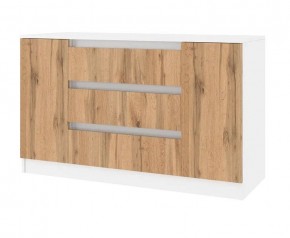 Спальный гарнитур Парус (Белый/Вотан) 1400 (Вариант-1) в Игриме - igrim.mebel24.online | фото 4