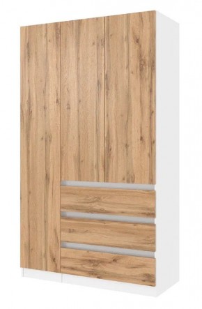 Спальный гарнитур Парус (Белый/Вотан) 1400 (Вариант-2) в Игриме - igrim.mebel24.online | фото 6
