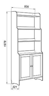Стеллаж 20 Вествик, массив сосны, цвет белый в Игриме - igrim.mebel24.online | фото 2