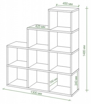 Стеллаж Бартоло СЛД 4 в Игриме - igrim.mebel24.online | фото 3