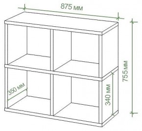 Стеллаж Бартоло СПД 2-2 в Игриме - igrim.mebel24.online | фото 2