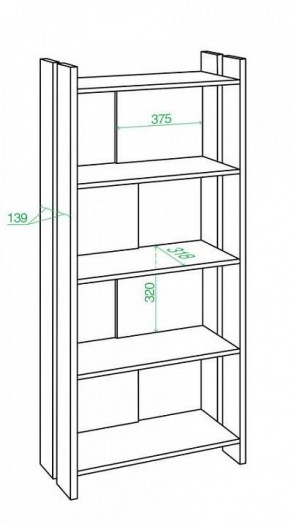 Стеллаж Домино Лайт СТЛ-ОВ в Игриме - igrim.mebel24.online | фото 2