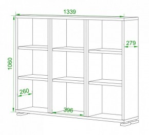 Стеллаж Домино нельсон ПУ-60-1 в Игриме - igrim.mebel24.online | фото 2