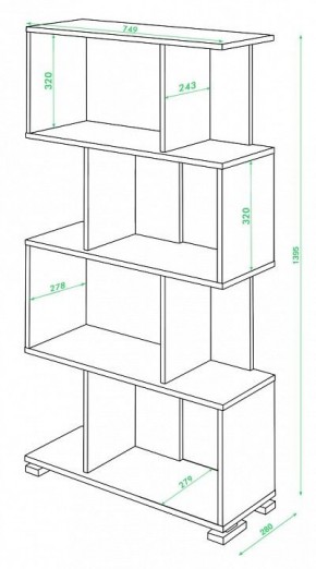 Стеллаж Домино нельсон СЛ-5-4 в Игриме - igrim.mebel24.online | фото 2