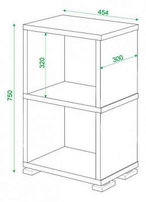 Стеллаж Домино СБ-15/2 в Игриме - igrim.mebel24.online | фото 2