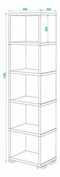 Стеллаж Домино СБ-15/5 в Игриме - igrim.mebel24.online | фото 3