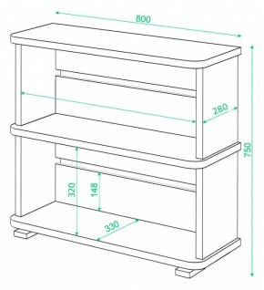 Стеллаж Домино СБ-25/2 в Игриме - igrim.mebel24.online | фото 4